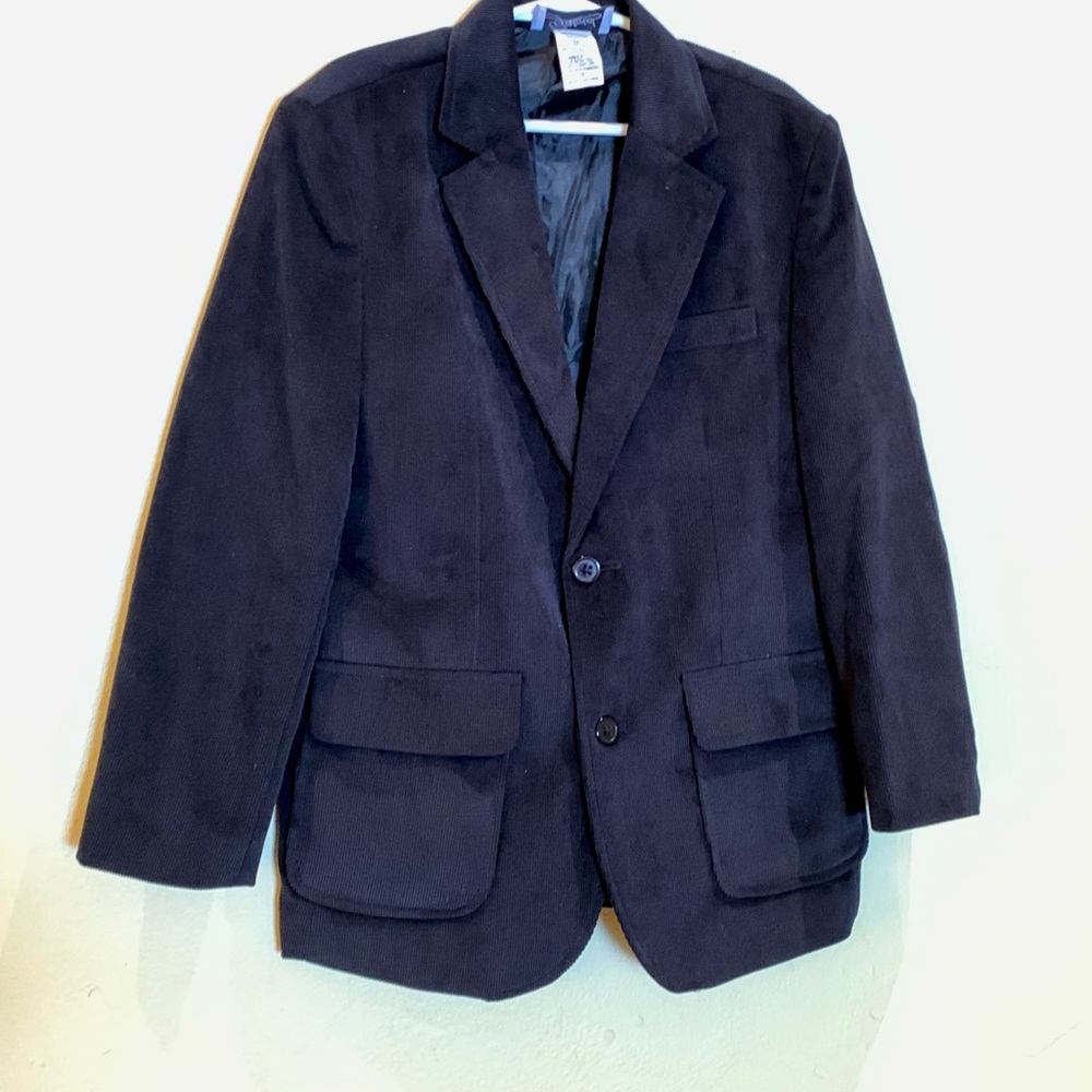 Boys Black suit jacket. Worn once -totally adorable.